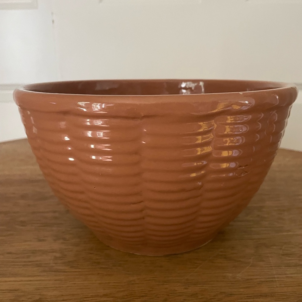 Rustic Ceramic Bowl in Warm Brown